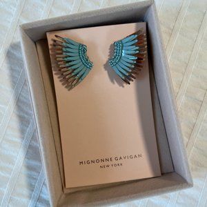 Migonne Gavigan Mini Madeline Earrings Blue
